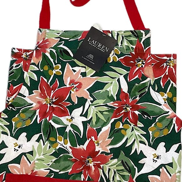 GIFT SET Ralph Lauren Bib Apron & Legno Italian Olive Wood Cheese Board NEW - Picture 11 of 13